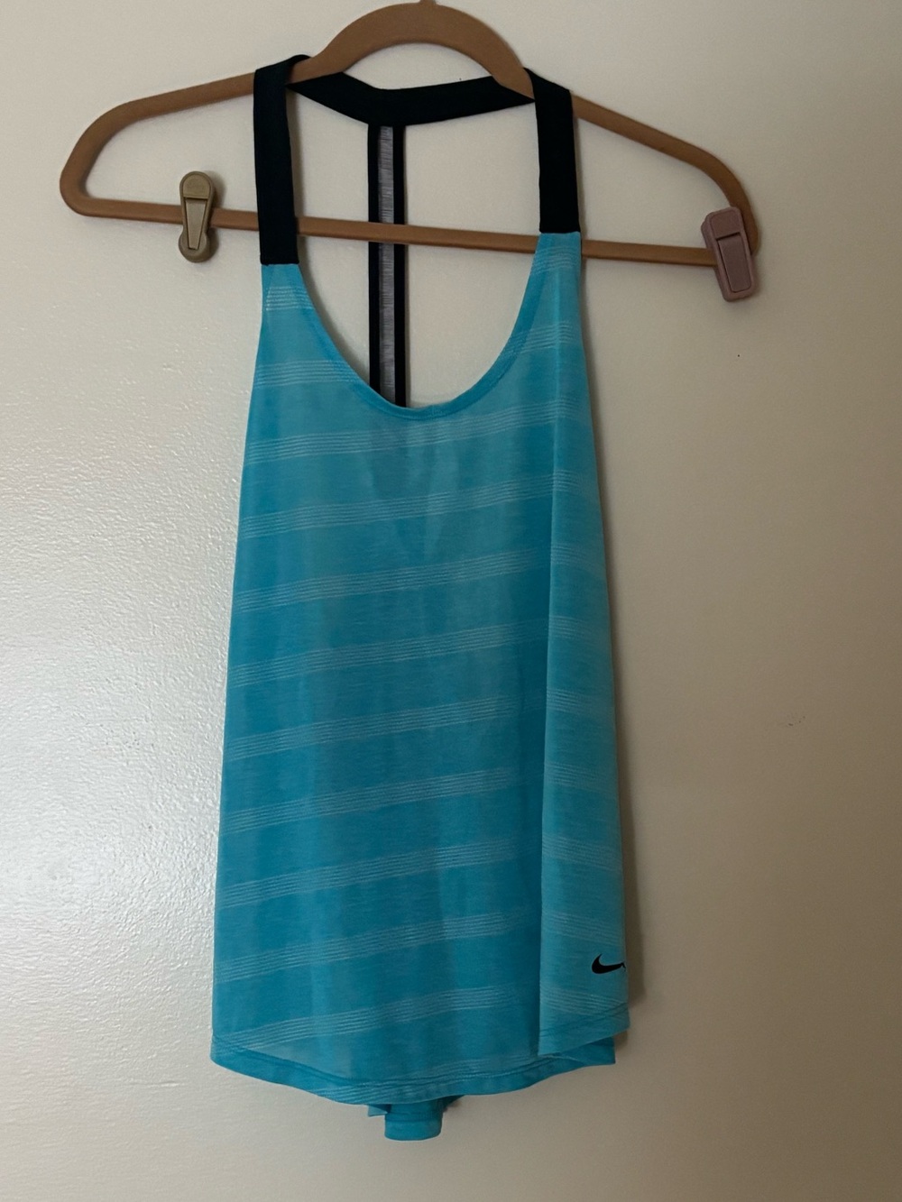 Nike Dri-FIT burnout striped racerback tank top
